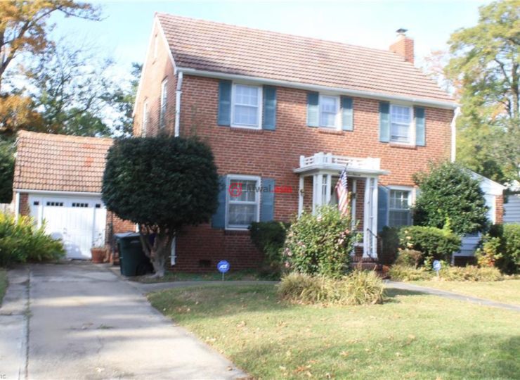 美国佛吉尼亚州诺福克4卧3卫的房产